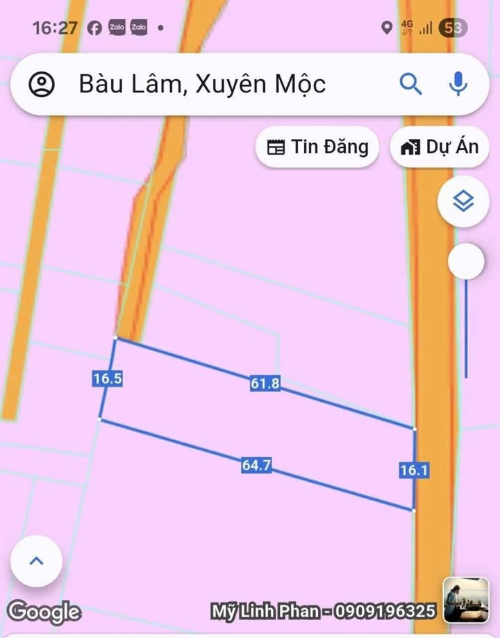 Đất nền Bàu Lâm Hóc Môn 1024m² giá 1.3 tỷ - Gần công viên, sổ hồng chính chủ!