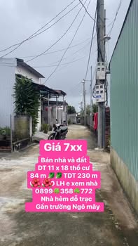 Nhà hẻm Đỗ Trạc - Phường Ngô Mây, Thị xã An Khê 84m² giá 7xx triệu - Gần chợ và trường học!