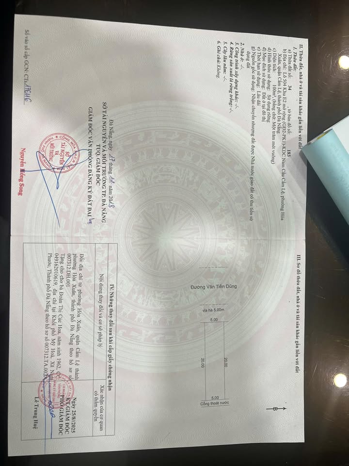 FrontHouse Hòa Xuân Đà Nẵng 100m² giá 7 tỷ - Vị trí đẹp, kinh doanh lý tưởng!