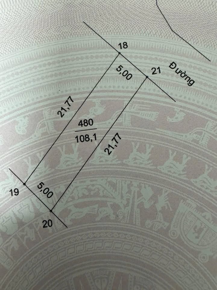 Đất ở Thôn Vô Khuy, Ba Vì 108m² giá 890 triệu - Đường thông ô tô tránh nhau!