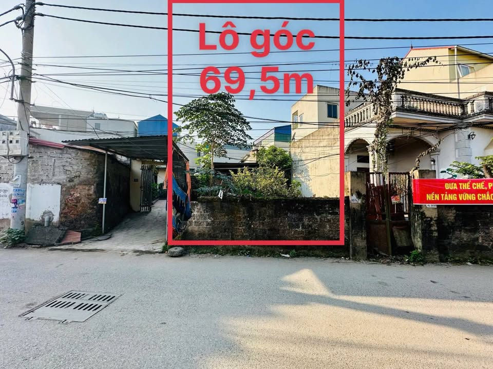 Đất nền lô góc Giang Lẻ, Biên Giang 69m² - Mặt tiền kinh doanh ô tô thuận lợi!