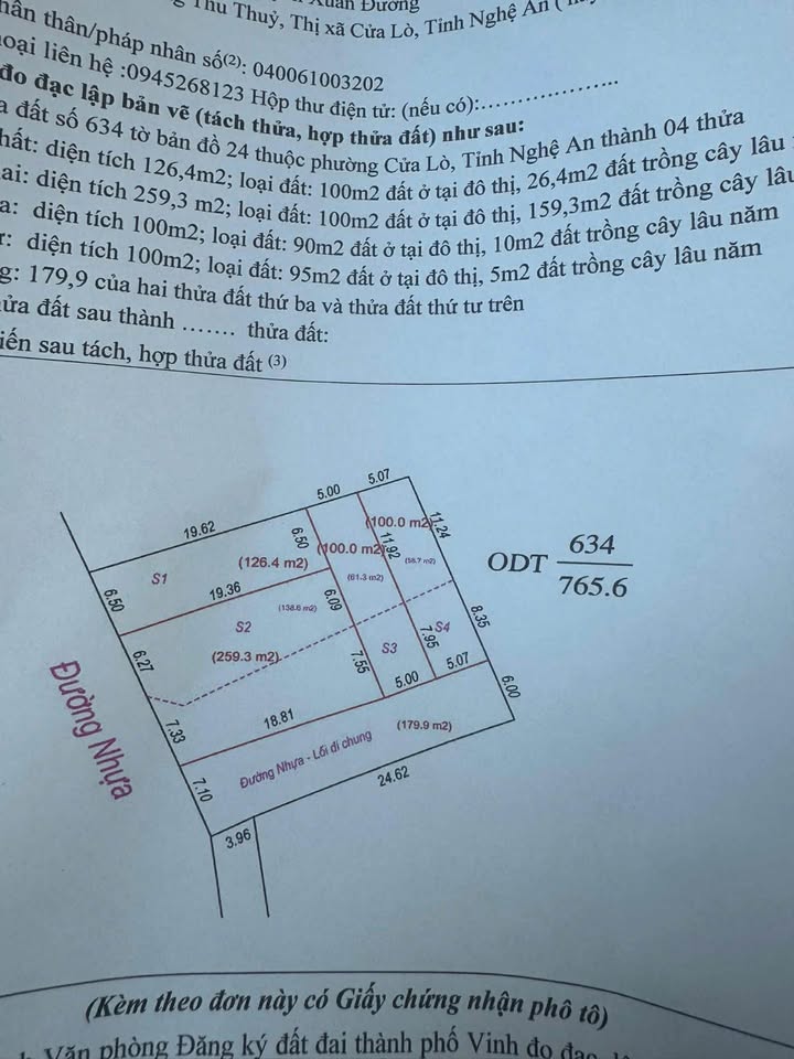 Đất nền Phường Nghi Hương 126m² giá 1.7 tỷ - Cần bán gấp