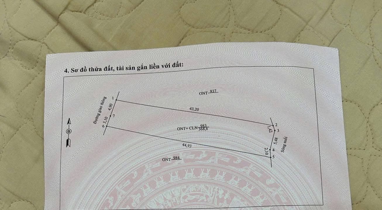 Đất thổ cư Hợp Lý 308m² giá 1 tỷ - Đường nhựa 7m thông thoáng!