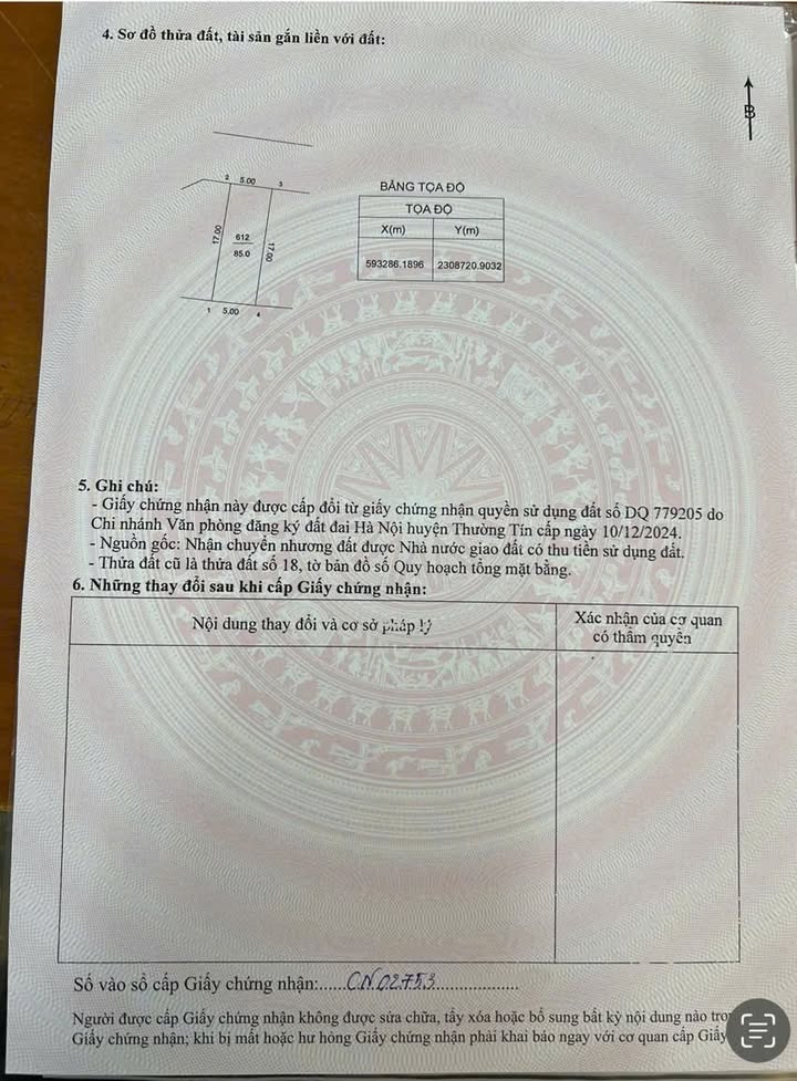 Đất đấu giá Vân Tảo GD1 85m² giá 8.7 tỷ - Nền góc vị trí đẹp!