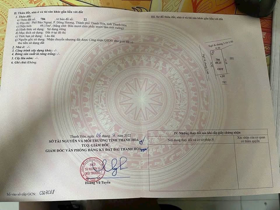 Đất nền Phường Đông Hương 50m² giá 1,9 tỷ - Tiềm năng đầu tư tuyệt vời!