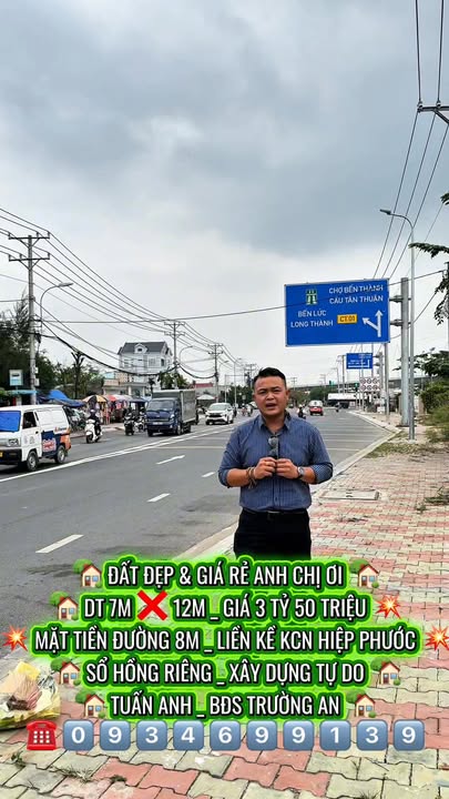 Đất nền Nguyễn Văn Tạo, Xã Long Thới 84m² giá 3.5 tỷ - Đường rộng 8m, sổ riêng chính chủ!