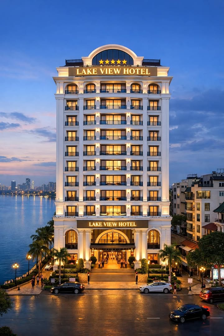 Khách sạn cao cấp Âu Cơ, Tây Hồ 960m² giá 700 tỷ - Lô góc, view hồ Tây tuyệt đẹp!