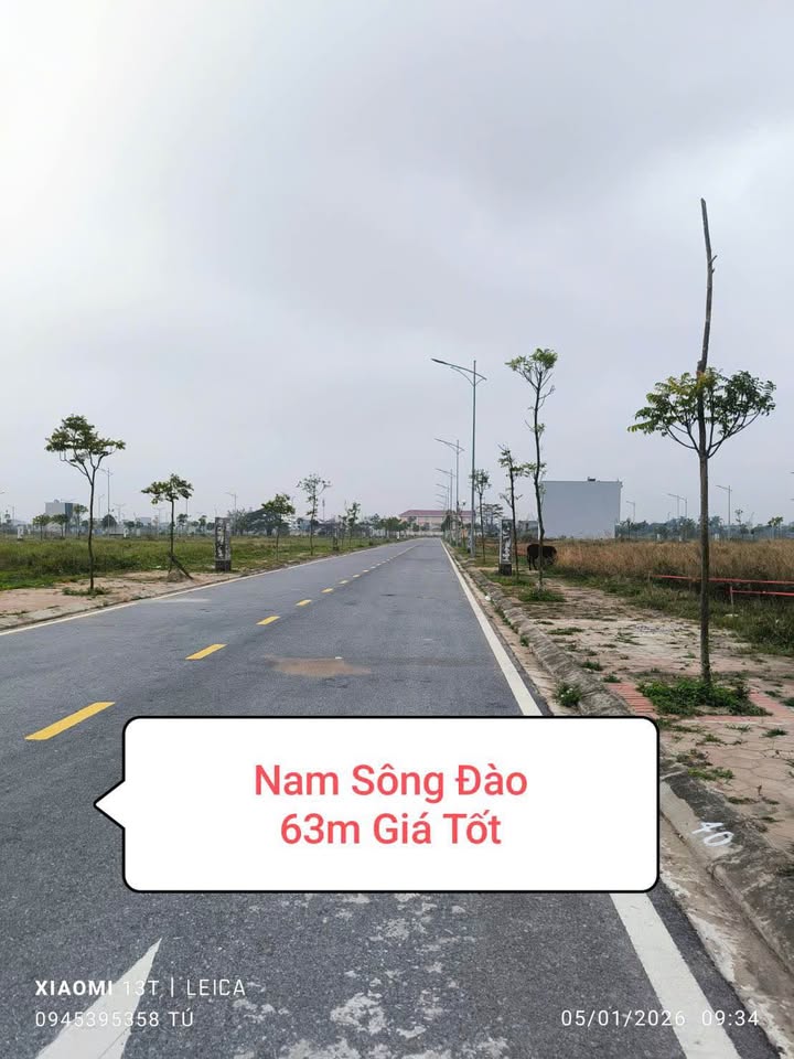 Đất nền Khu Nam Sông Đào 63m² giá chỉ 2.1 tỷ - Cơ hội đầu tư hấp dẫn!