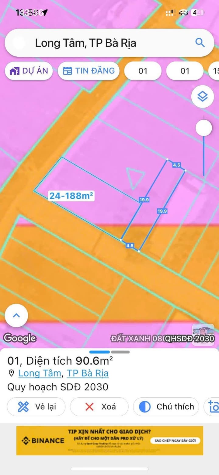 Đất nền Bà Rịa 90m² giá 1 tỷ - Chính chủ bán gấp, lộc đầu năm!