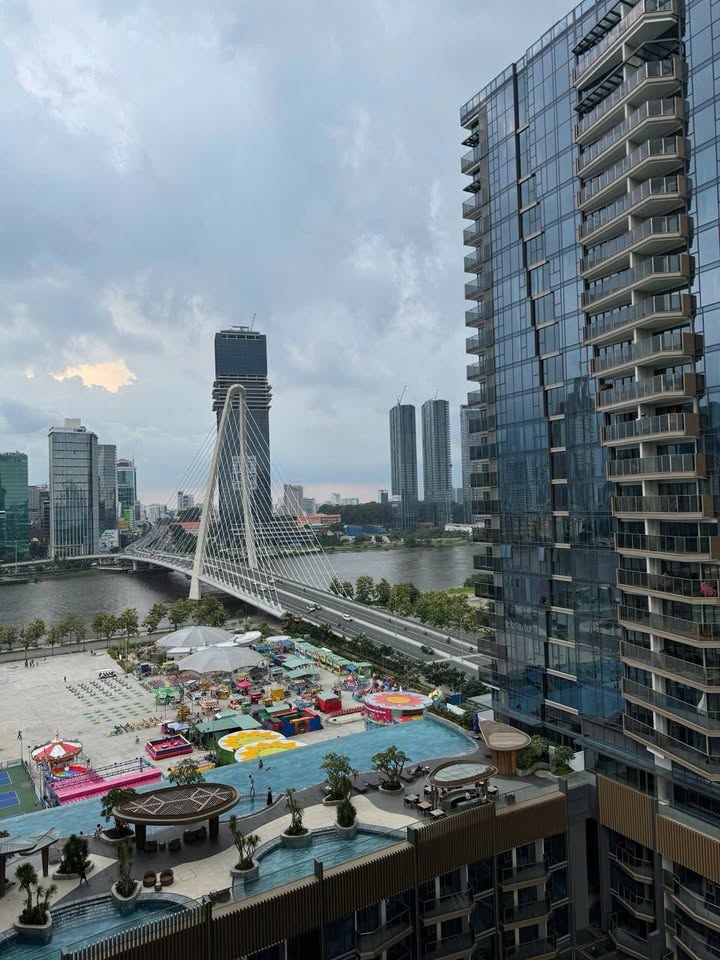 Căn hộ THE OPERA Thủ Thiêm 70m² giá 45 triệu - Không gian thoáng mát, view sông tuyệt đẹp!