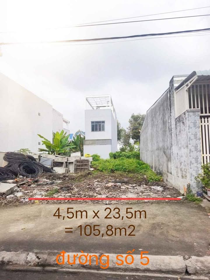 Đất nền Khu DC Ngân Thuận, Bình Thủy 105m² giá 2.15 tỷ - Sổ đỏ chính chủ!