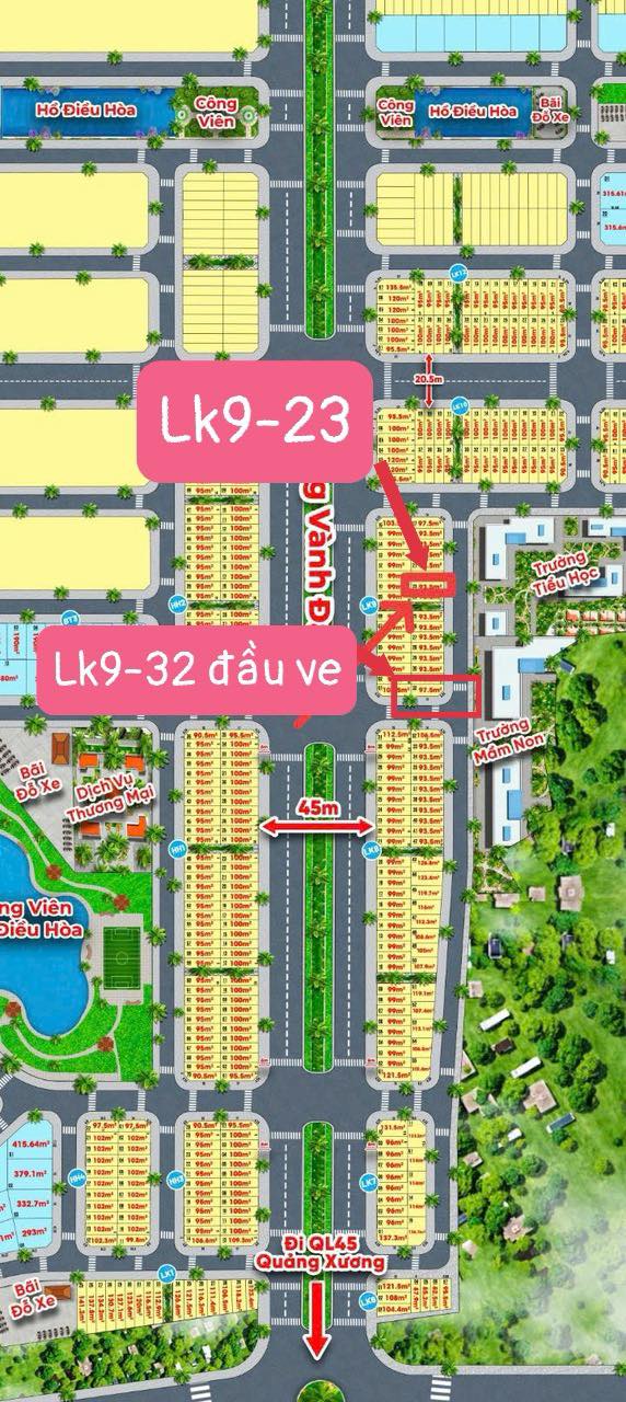 Đất nền Đô thị 520, Thanh Hóa 375m² - Cơ hội đầu tư hấp dẫn!