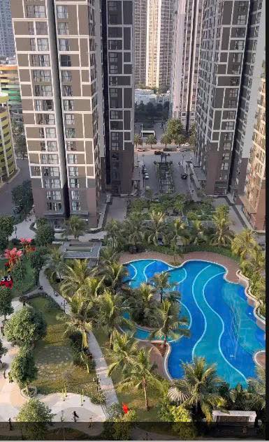 Căn hộ studio cho thuê tại Tòa TC3, Tây Mỗ, 6 triệu/tháng - View bể bơi xịn sò!