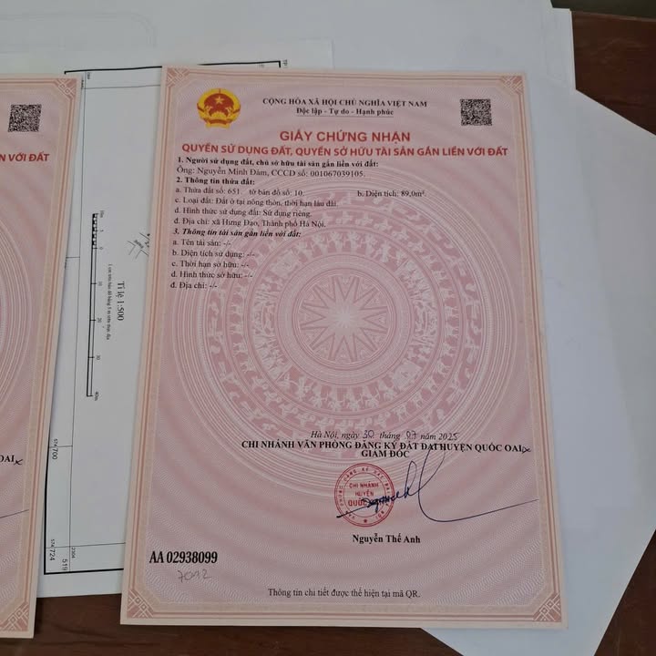 Đất thổ cư đẹp tại thôn Đại Tảo, Quốc Oai 178m² - Giá thương lượng chính chủ!