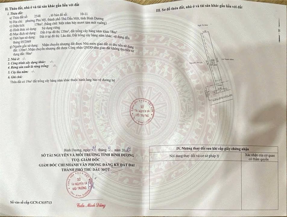 Nhà mặt tiền đường Dx027, Phú Mỹ, Thủ Dầu Một 178m² giá 3.738 tỷ - Cơ hội đầu tư tuyệt vời!