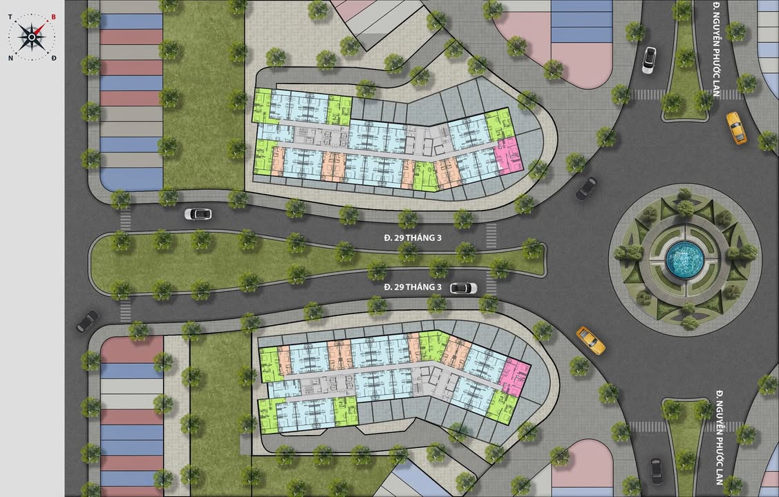 Căn hộ Cora Đà Nẵng 71m² giá 4.2 tỷ - Sân vườn riêng tuyệt đẹp!