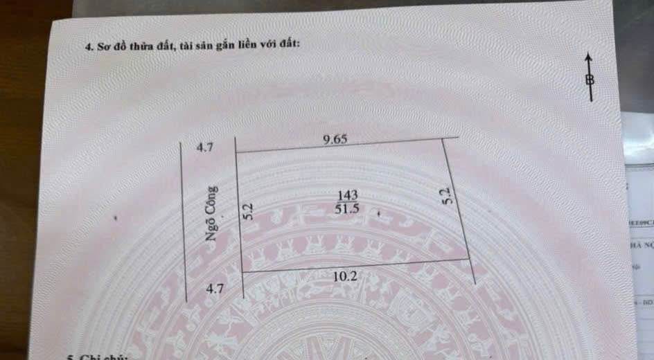 Bán đất tại Nội An, Đại Yên, Chương Mỹ, 51,5m² - Sổ đỏ chính chủ, ô tô vào tận nơi!