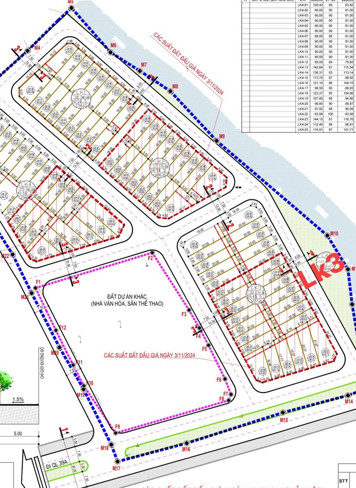 Đất nền LK3 Hưng Yên 100m² giá 5 tỷ - Vị trí đẹp đối diện vườn hoa!