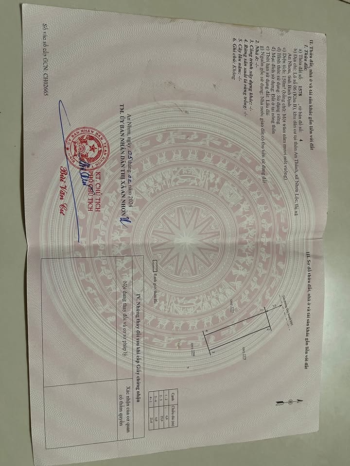 Đất thổ cư 150m² tại Nhơn Lộc, Gia Lai - Giá chỉ 1 tỷ, vị trí thuận lợi!