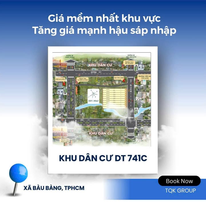 Bán đất mặt tiền DT741, Bình Dương 255m² - Đầu tư sinh lời ngay!