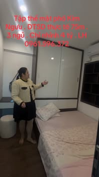 Căn hộ 3 phòng ngủ phố Kim Ngưu 75m² giá chỉ 4 tỷ - Lô góc đẹp