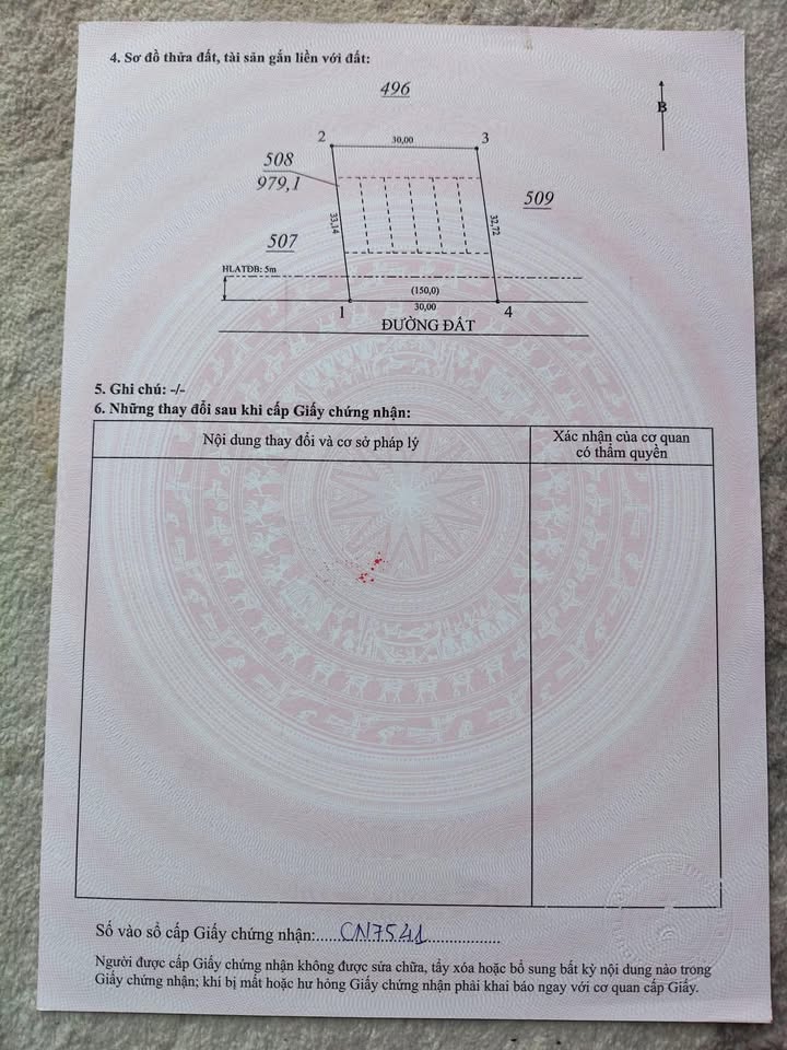 Đất nền Huyện Phú Giáo 480m² giá 61.6 tỷ - Chính chủ bán gấp!