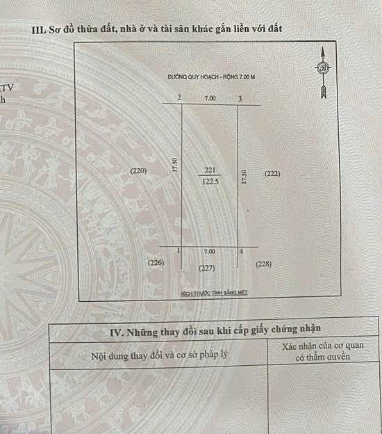 Đất Quán Bàu, TP Vinh 122.5m² - Gần trung tâm, giá chỉ 7.x tỷ!