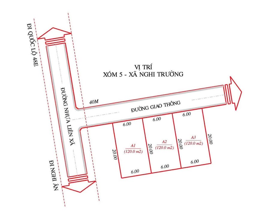 Đất nền Xóm 5 Nghi Trường 120m² giá 880 triệu - Cơ hội đầu tư hấp dẫn!
