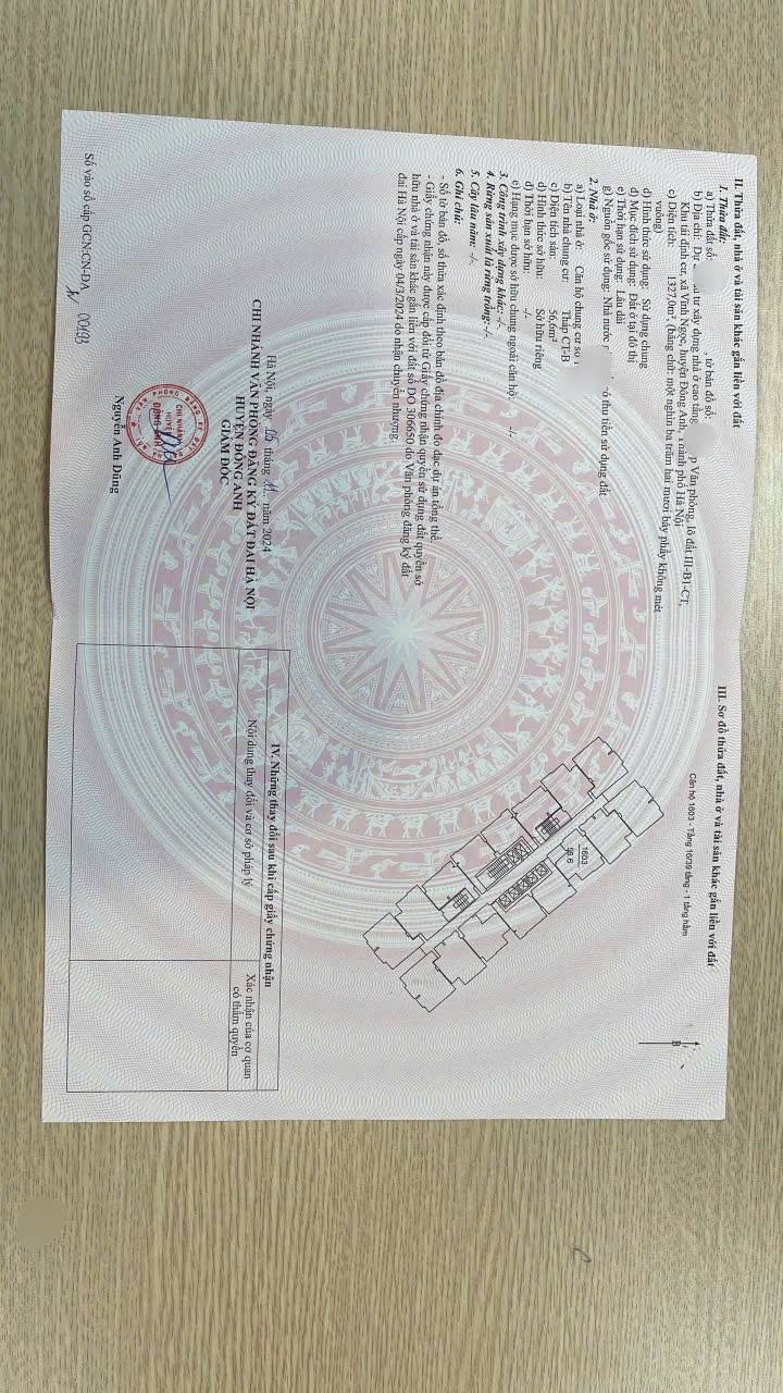 Căn hộ Intracom Đông Anh 56,6m² giá thỏa thuận - View cầu Nhật Tân cực chill!