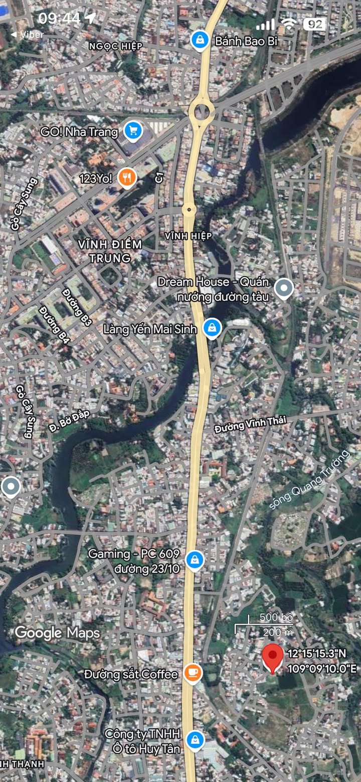 Đất mặt tiền Vĩnh Điềm Thượng, Nha Trang 108.7m² giá 2.554 tỷ - Đầu tư sinh lời ngay!