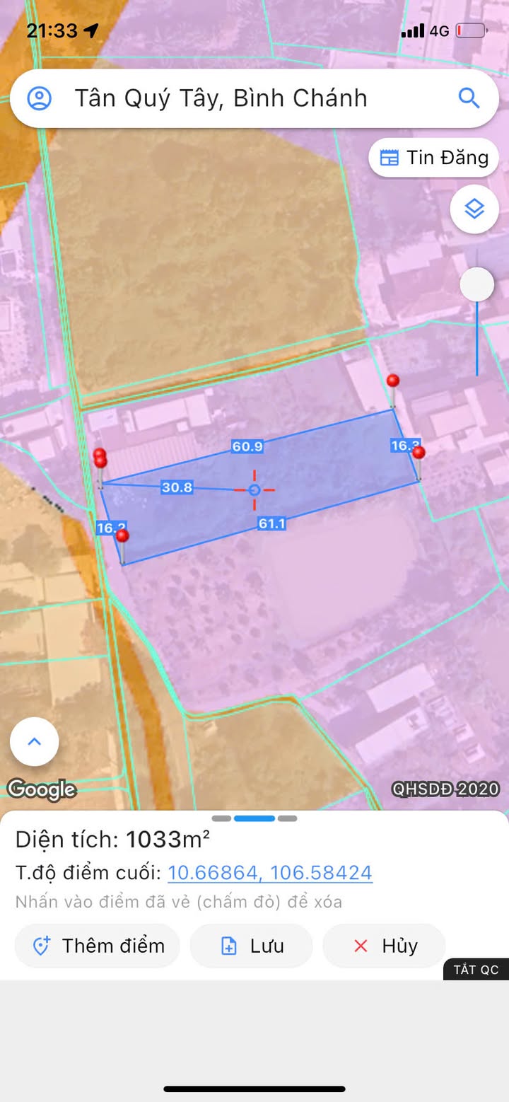 Đất vườn 1.000m² Xã Bình Chánh, TP.HCM - Đường xe tải thông thoáng, đầu tư sinh lời!