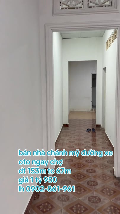 Nhà bán Phường Chánh Mỹ, Thủ Dầu Một 153m² giá 1.95 tỷ - Ô tô vào tận nhà!