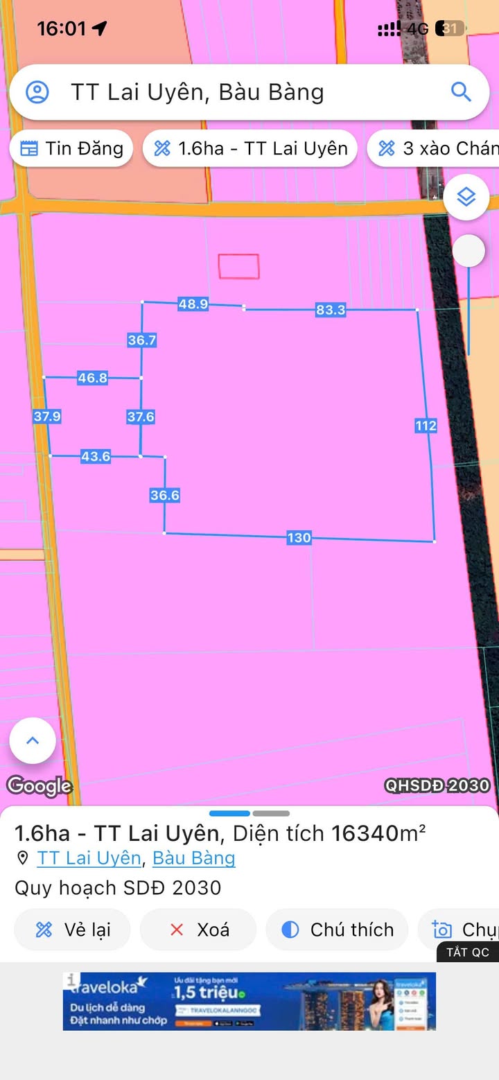 Đất nền Nhựa Lai Uyên 16.340m² giá thỏa thuận - Đầu tư sinh lời tuyệt vời!