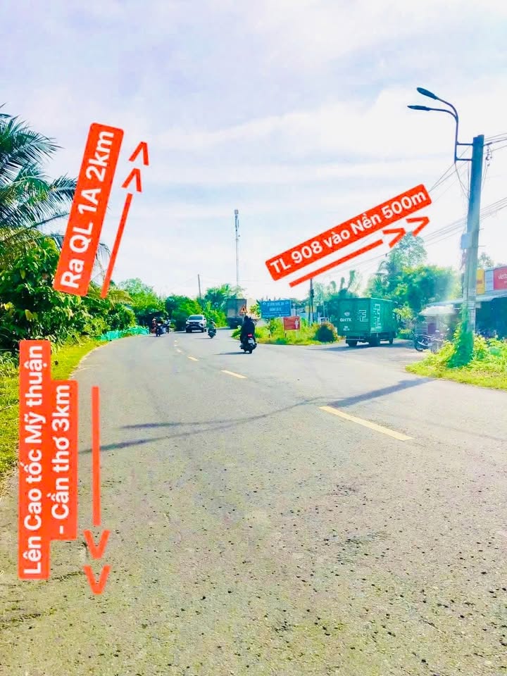 Đất nền Song Phú, Vĩnh Long 125m² giá 299 triệu - Đường ô tô vào tận nơi!