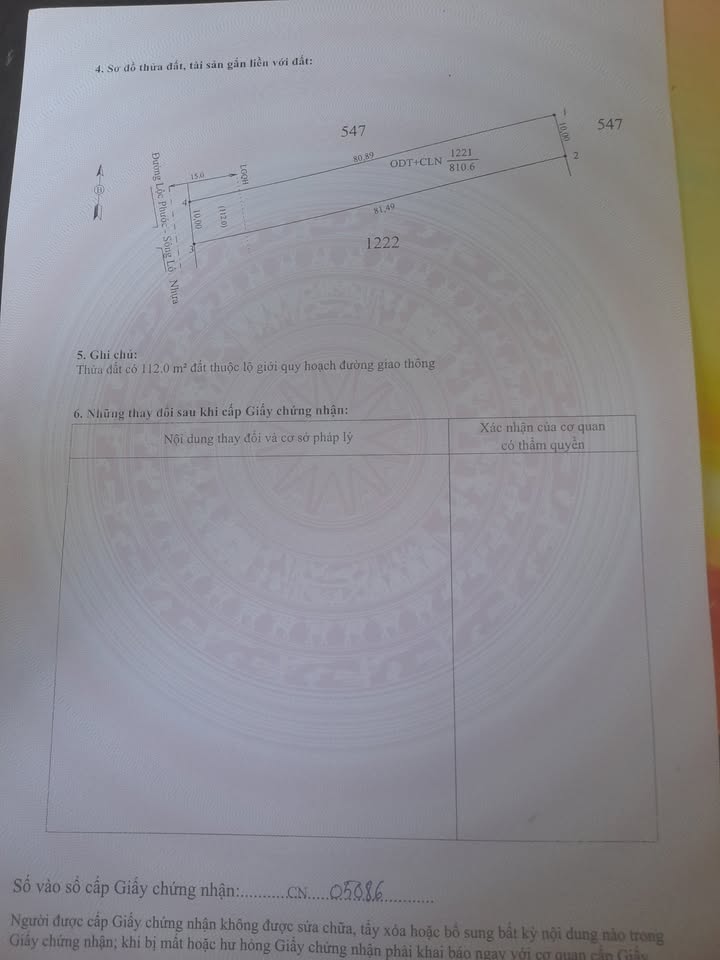 Đất nền Lộc Phước, Trảng Bàng 5000m² giá 11 tỷ - Cơ hội đầu tư sinh lời!
