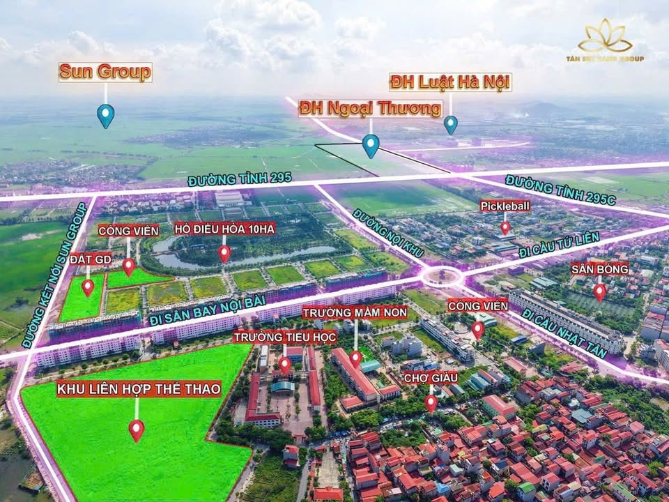 Đất nền KĐT Vườn Sen Từ Sơn 121.5m² giá chỉ 6.2 tỷ - Tiềm năng tăng giá cao!