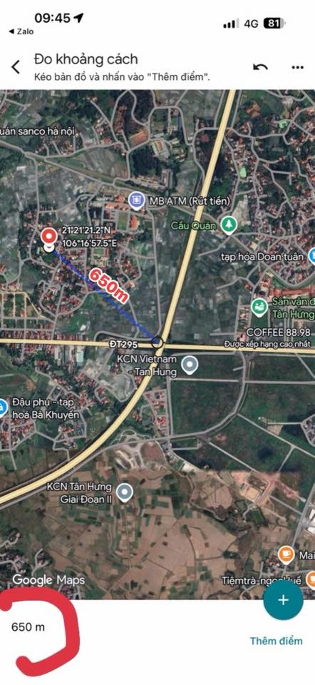 Đất thổ cư Xã Tân Hưng 106m² giá 9xx triệu - Đầu tư lý tưởng!