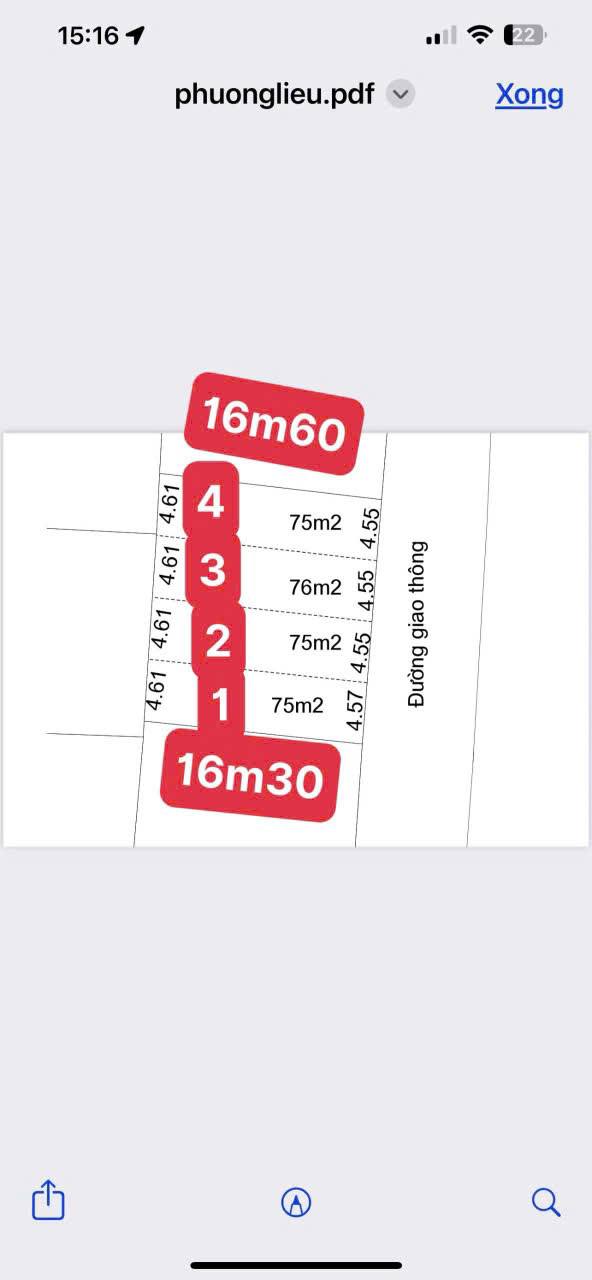 Đất nền phân lô Do Nha, Phương Liễu, Quế Võ 75m² giá 2.x tỷ - Cơ hội đầu tư hấp dẫn!