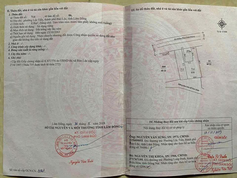 Bán nhà mặt tiền Phan Đình Phùng, Lộc Tiến 1058m² giá 8.51 tỷ - Cơ hội đầu tư vàng!