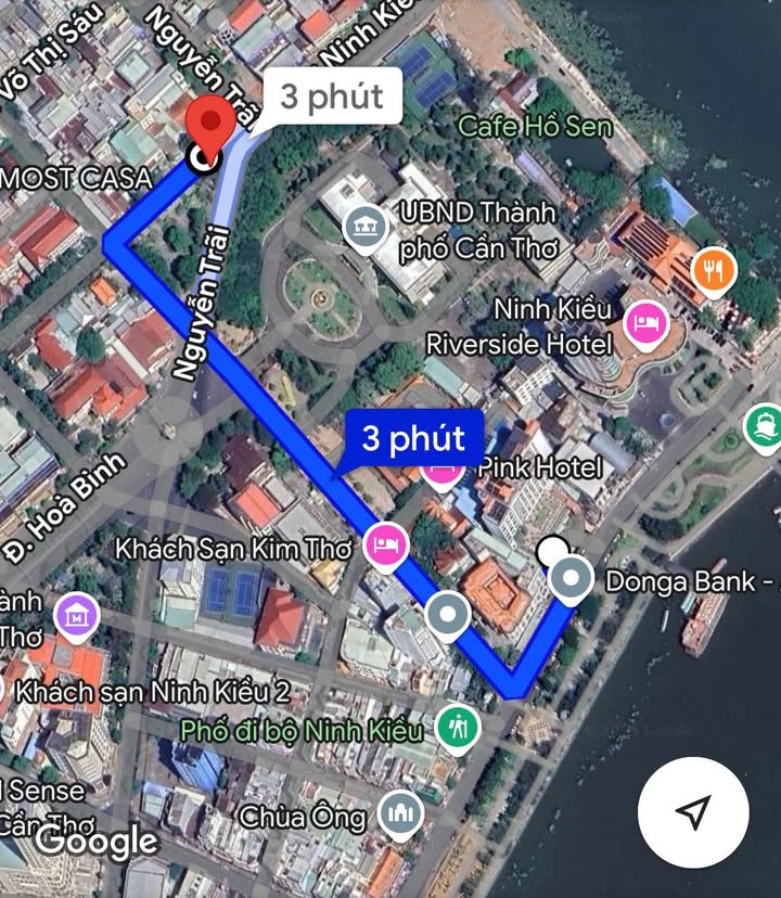 Nhà cho thuê Phường Tân An, Quận Ninh Kiều 500m² - View công viên đẹp