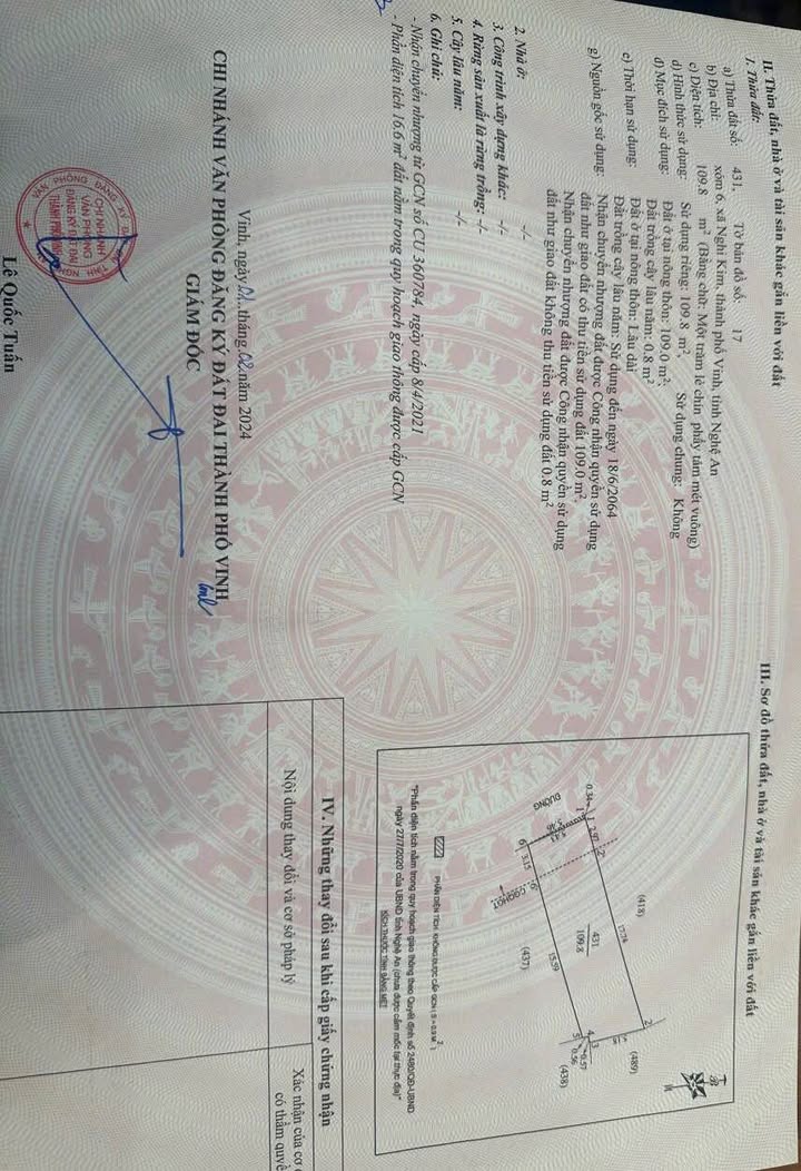 Đất bám mặt đường Hòa Thuận, Phường Hưng Đông, 109m², giá 2.8 tỷ - Đầu tư sinh lời ngay!