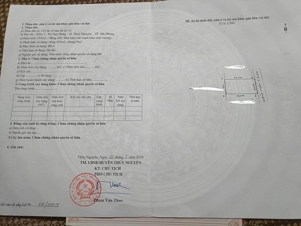 Đất nền TDP Tam Hưng 371m² giá 4 tỷ - Chia lô đẹp, vị trí đắc địa!