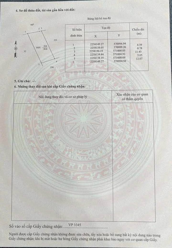 Đất nền Phường Cửa Nam, Nam Định 59m² giá 980 triệu - Cơ hội đầu tư tuyệt vời!