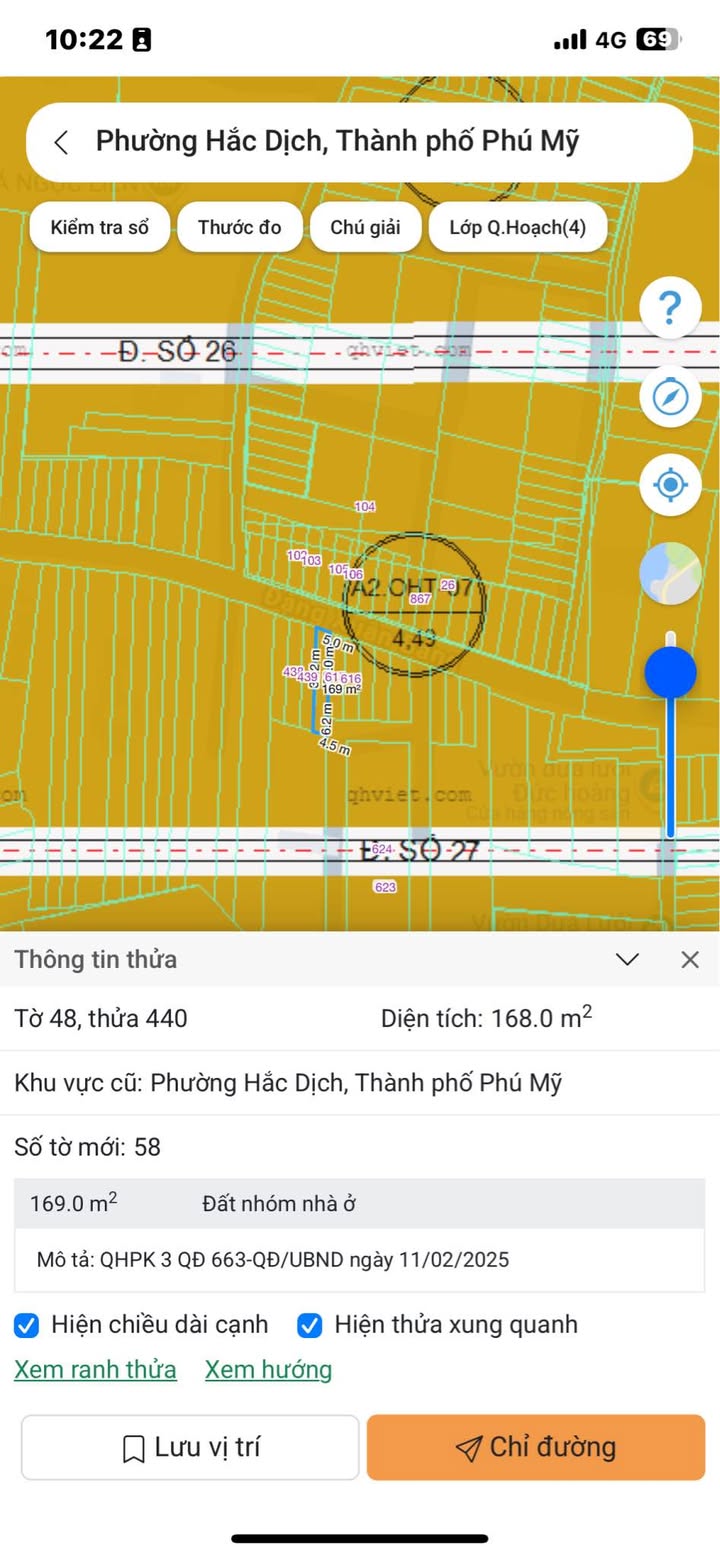Đất mặt tiền đường Suối Nhum, Tân Thành, 175m² giá 1.45 tỷ - Cơ hội đầu tư vàng!
