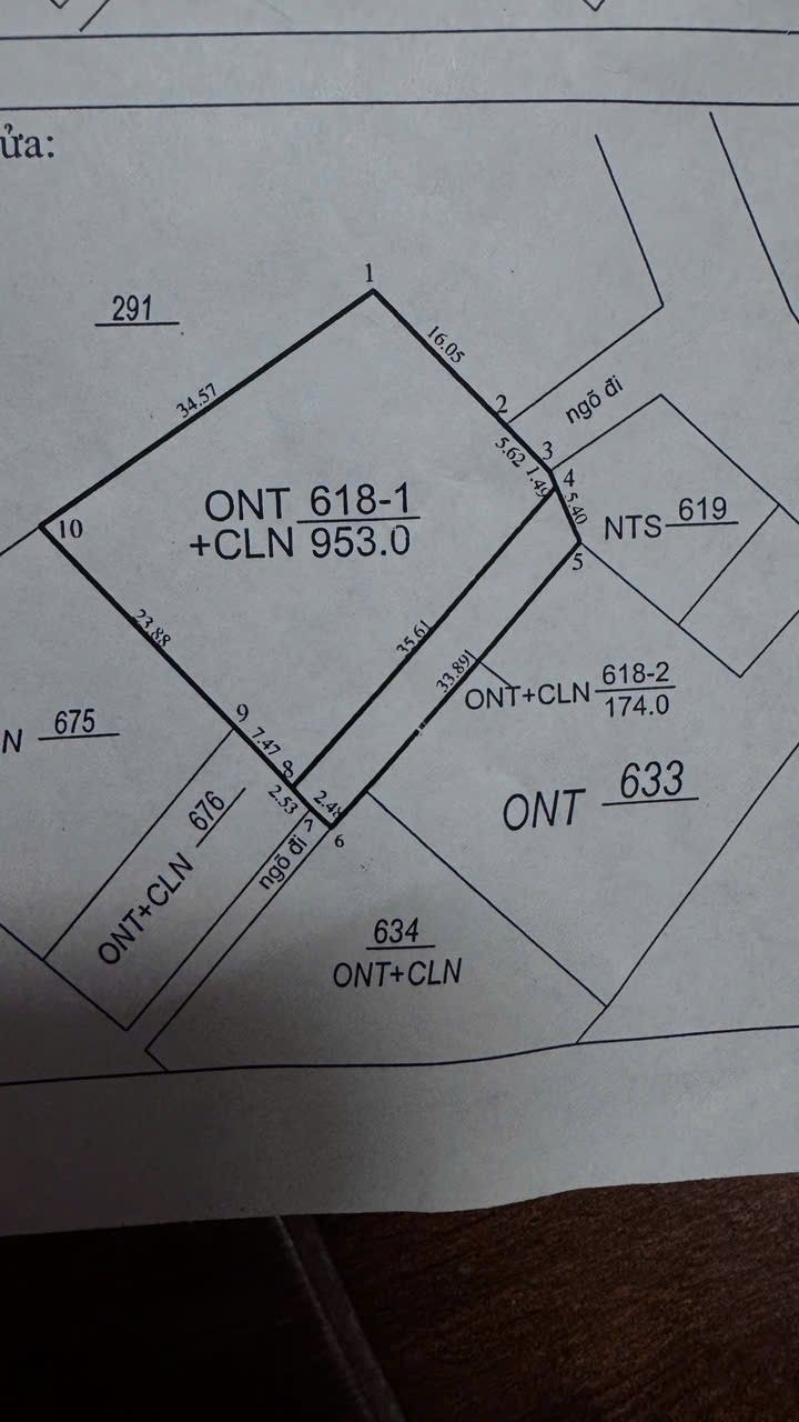 Đất thổ cư 953m² Quảng Ninh - Giá chỉ 1.6 tỷ, gần chợ Lý!