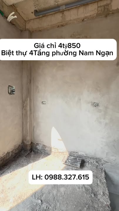 Biệt thự Townhouse 4 tầng Đường Nam Sơn 74m² giá 4.85 tỷ - Thiết kế hiện đại, 3 mặt thoáng!