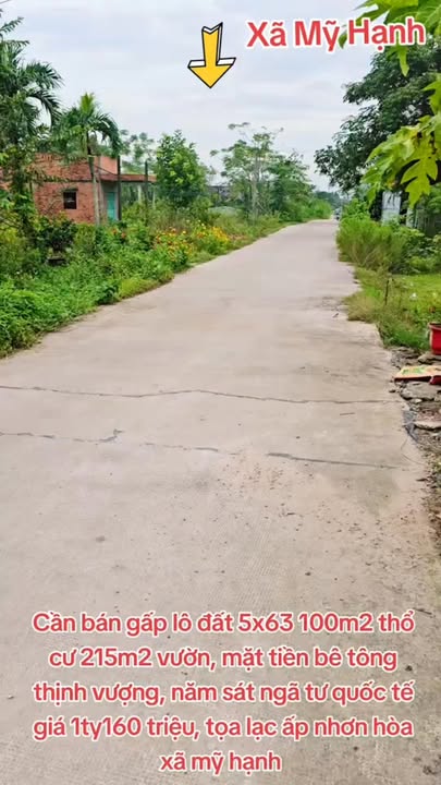 Đất thổ cư 312m² tại ấp Nhơn Hòa, giá chỉ 1.12 tỷ - Cơ hội đầu tư hấp dẫn!