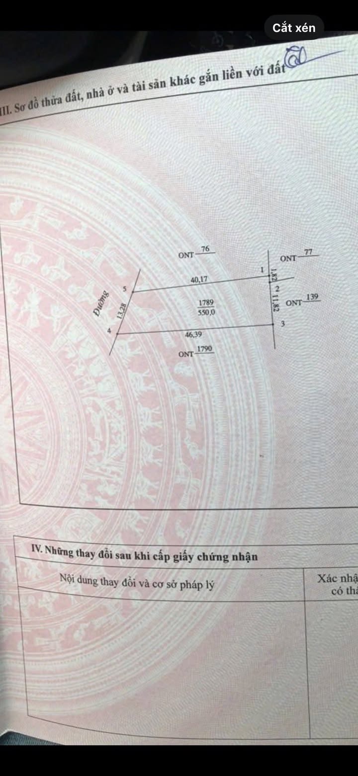 Đất ở Xã Nghi Văn 598m² giá 3 tỷ - Mặt tiền 13m thuận lợi kinh doanh!