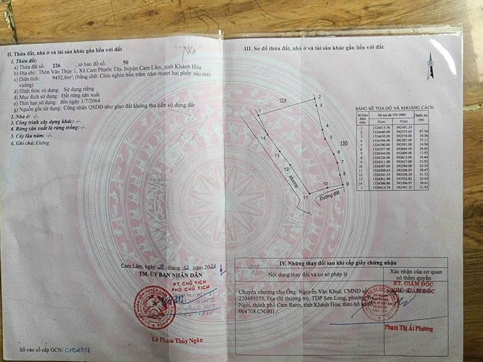 Đất vườn Cam Phước Tây 36.000m² giá 10 tỷ - Cơ hội đầu tư sinh lời!