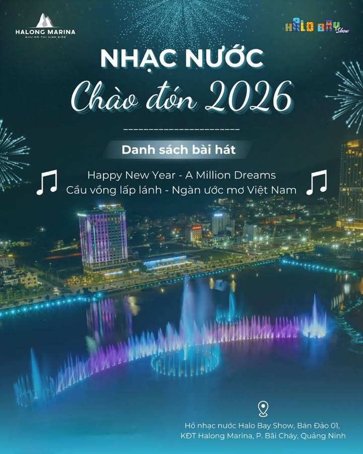 Căn hộ SkyM Hạ Long 72m² giá 3.366 tỷ - View hồ nhạc nước và biển tuyệt đẹp!